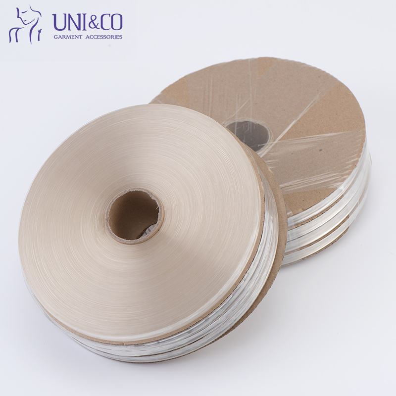 Wide underwear bra black elastic tpu mobilon tape for apparel